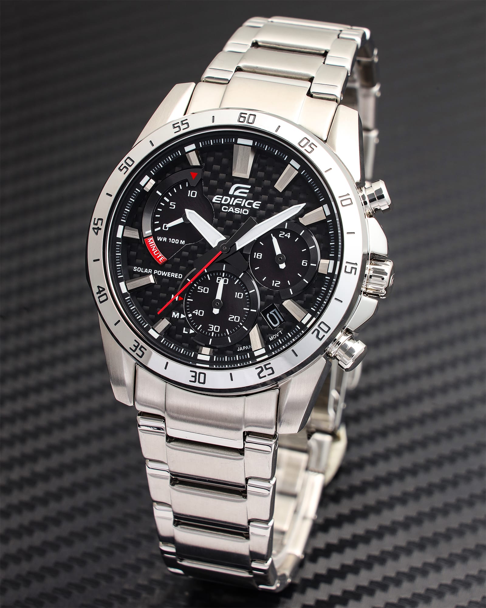 Casio Casio Edifice EQS-930D-1A EQS — детали корпуса и сталь с ip покрытием