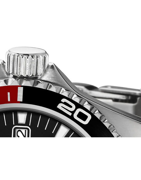 Epos Epos Diver 3438.131.91.15.30,  швейцария мужские часы на браслете нержавеющая сталь боковой вид