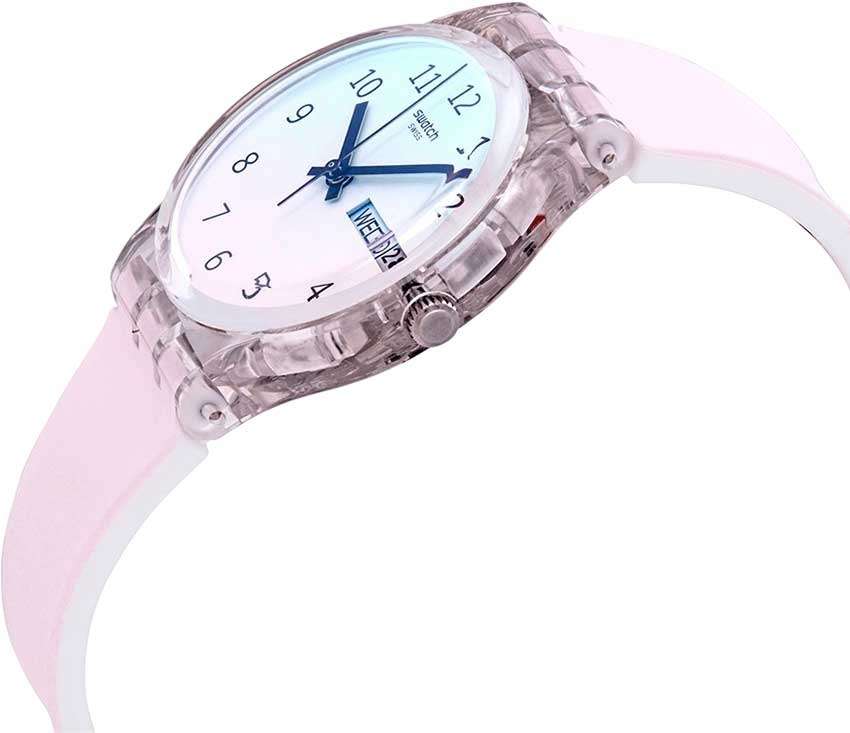 Swatch GE714 женские часы застежка крупным планом