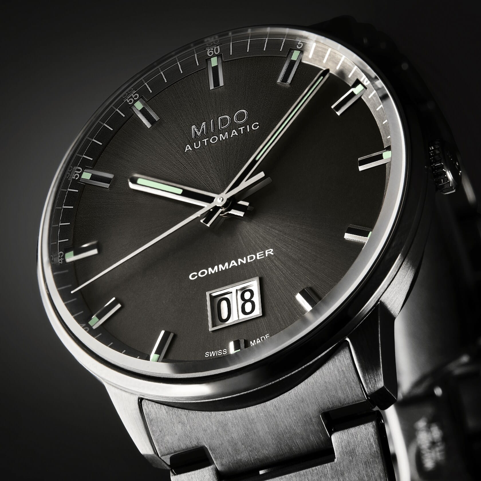 Mido M0216263306100 мужские часы застежка крупным планом