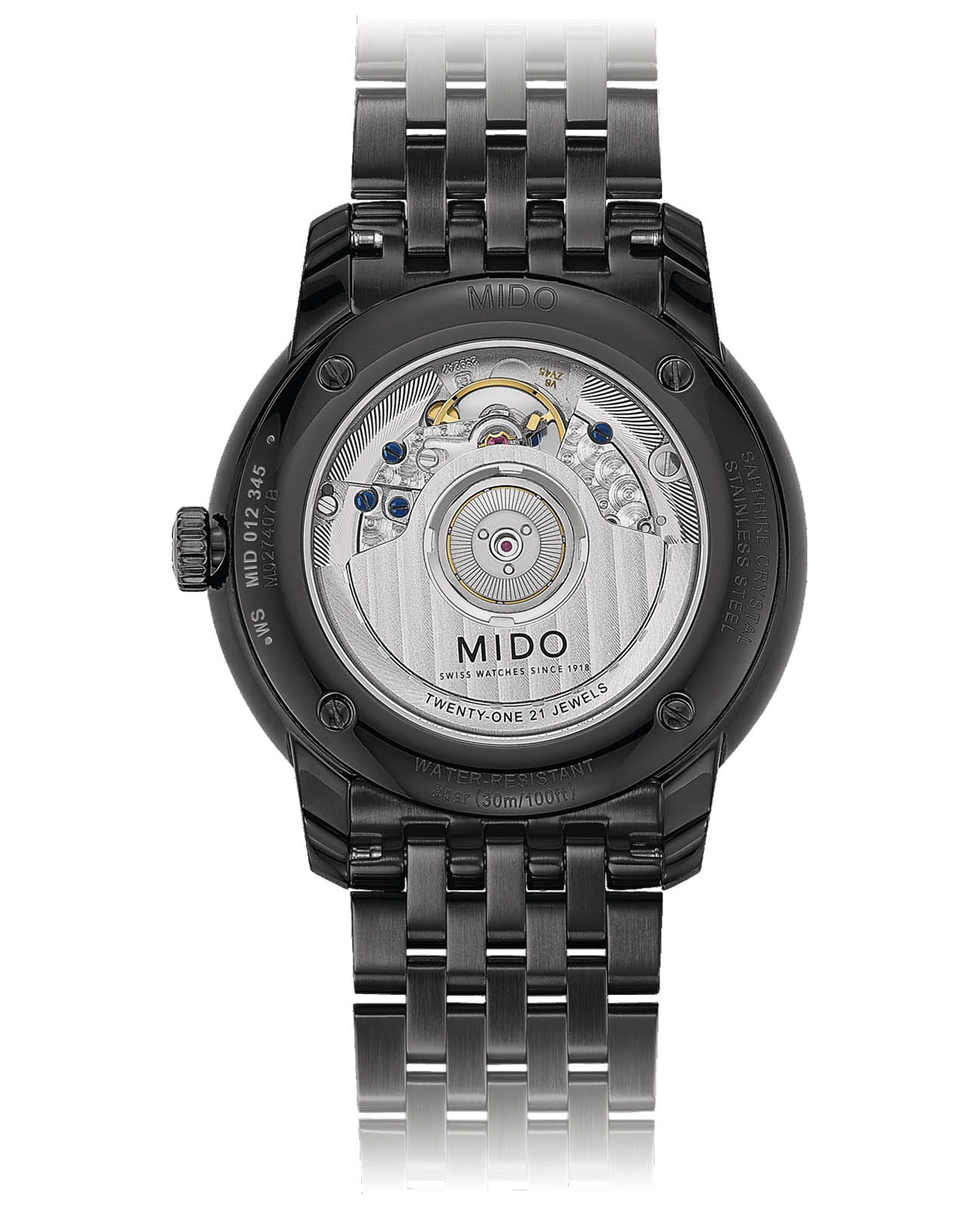 Mido Mido Baroncelli Heritage Gent M027.407.33.050.00 , наручные мужские часы фото под углом