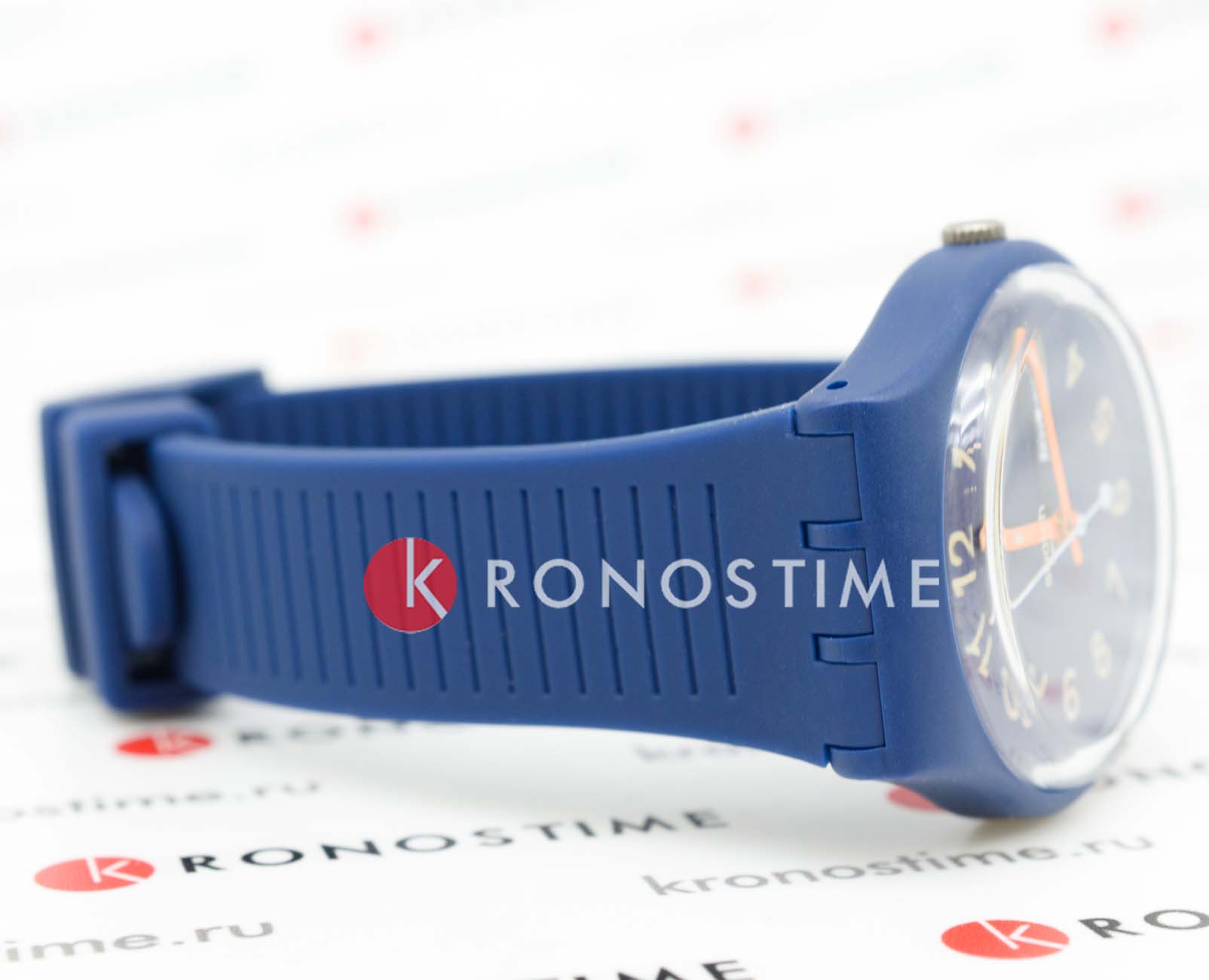 Оригинальные часы Swatch Swatch Gent Biosourced Standard SO28I700 кварцевые калибр механизма  общий вид