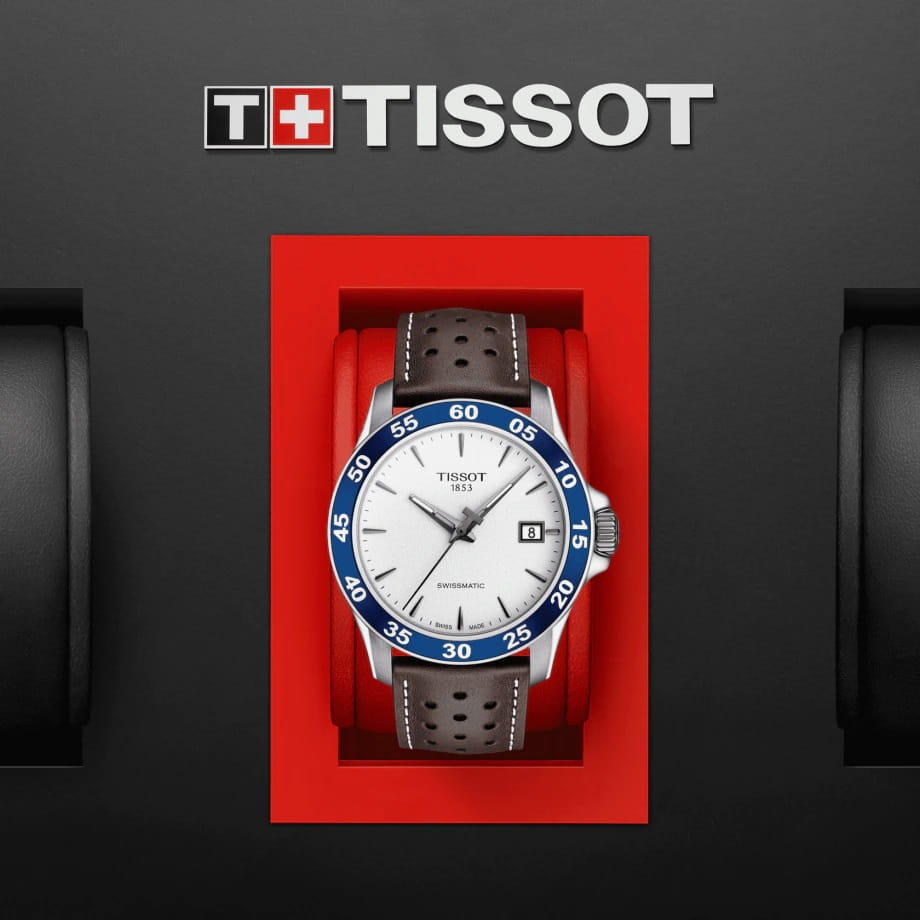 Оригинальные часы Tissot Tissot V8 Swissmatic T106.407.16.031.00 механические калибр механизма swissmatic общий вид