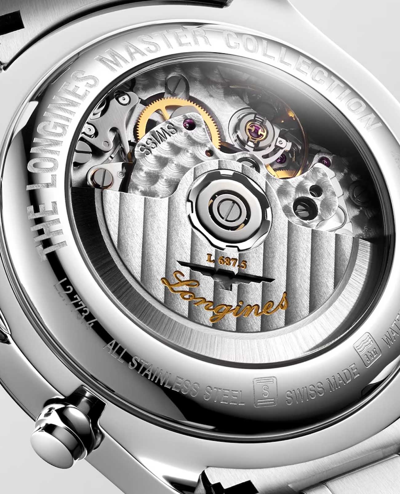 Longines Longines Master Collection L2.773.4.71.6 механические мужские часы часы крупный план серебристый циферблата