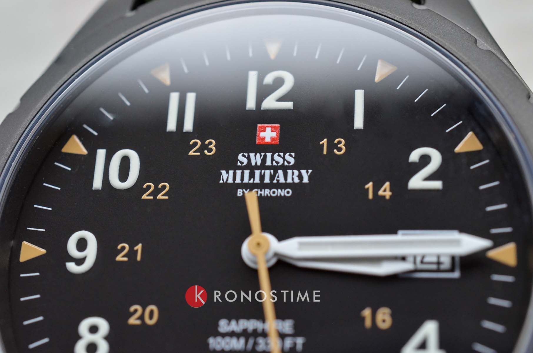 Оригинальные часы Swiss Military by Chrono Swiss Military by Chrono Classic Army SM34108.07 кварцевые калибр механизма  общий вид