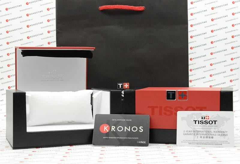 Tissot T1184101627700 мужские часы застежка крупным планом