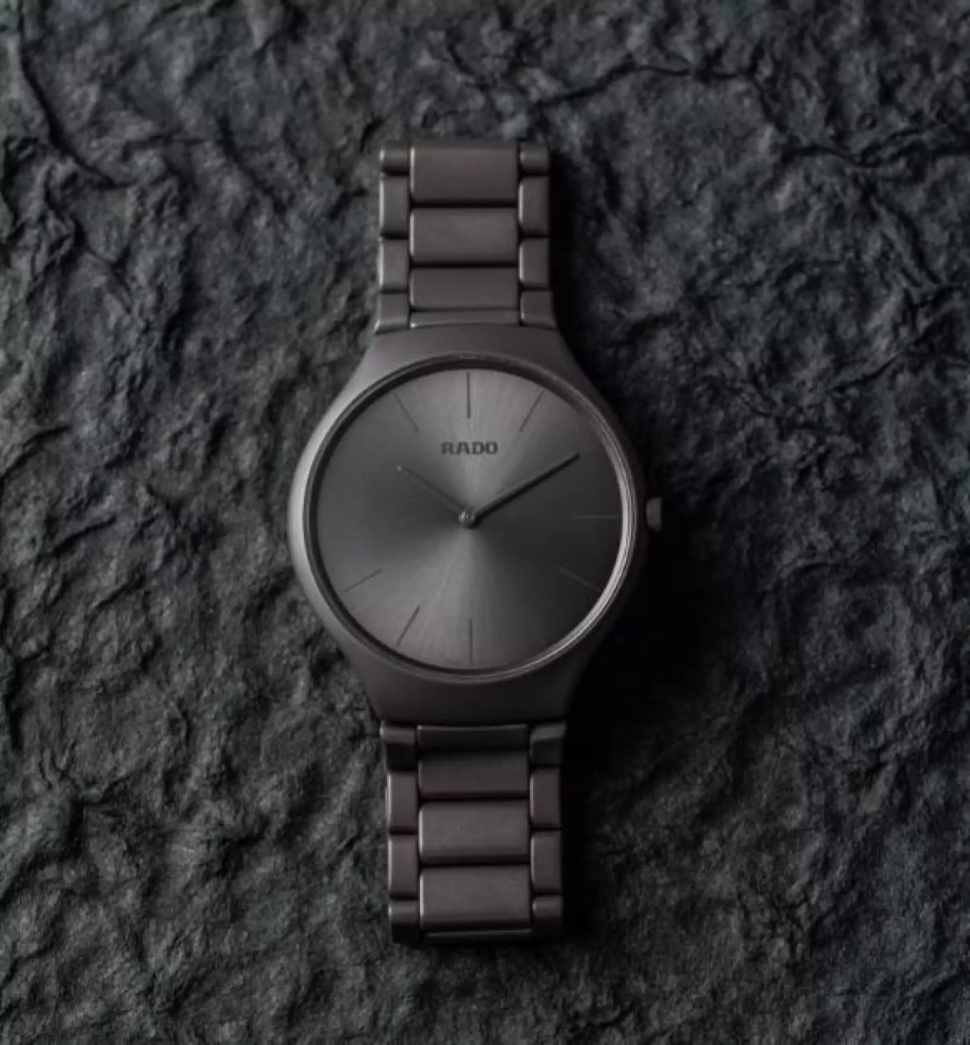 Rado Rado True Thinline Le Corbusier R27091612 мужские часы серый циферблат на запястье