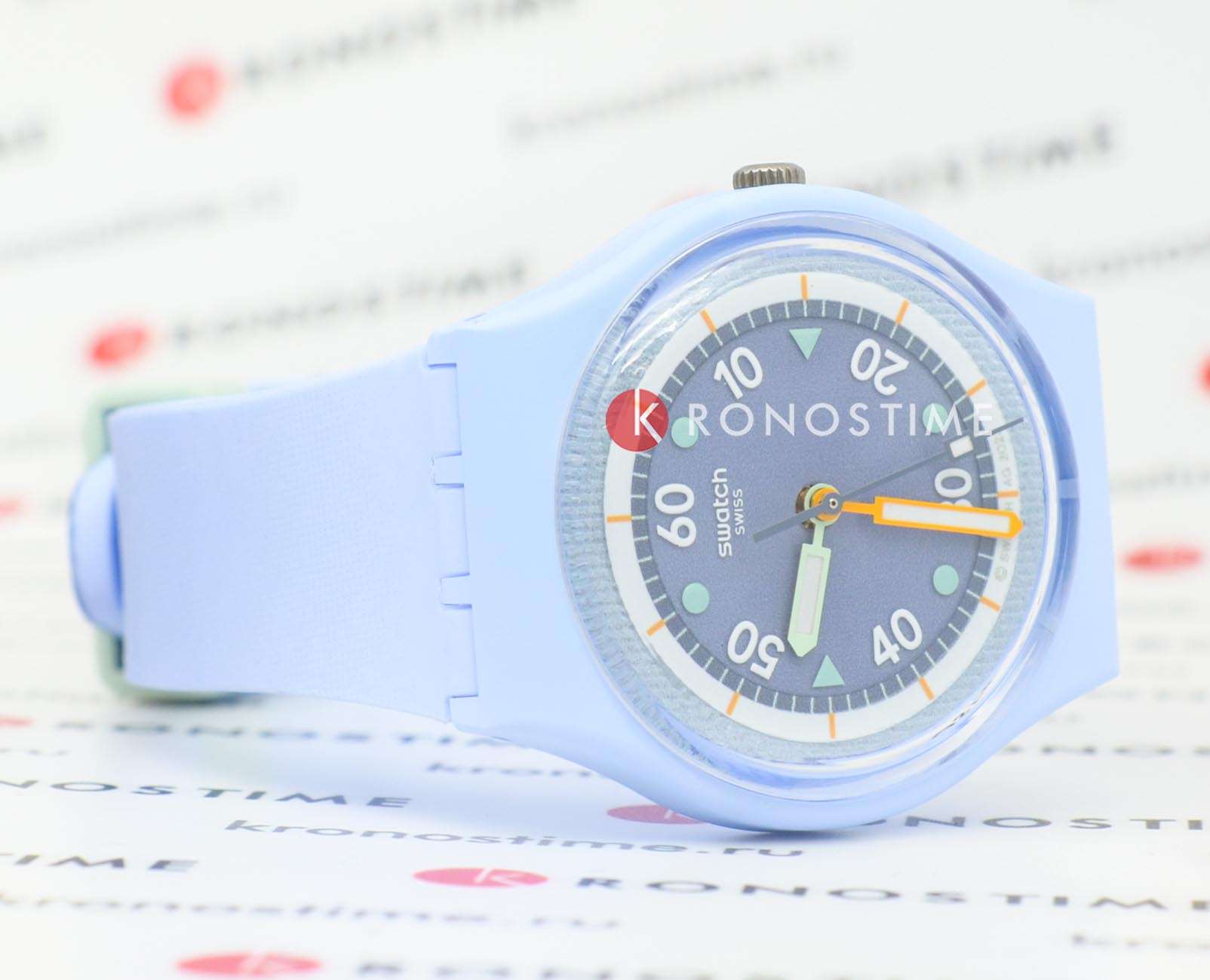 Swatch Swatch Gent Bioceramic Standard SO31L100, bioceramic швейцария женские часы на браслете силикон боковой вид