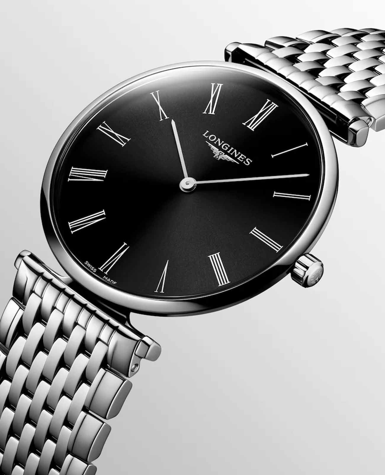 Оригинальные часы Longines Longines La Grande Classique L4.866.4.51.6 кварцевые калибр механизма l420 (на основе eta 282.001) общий вид