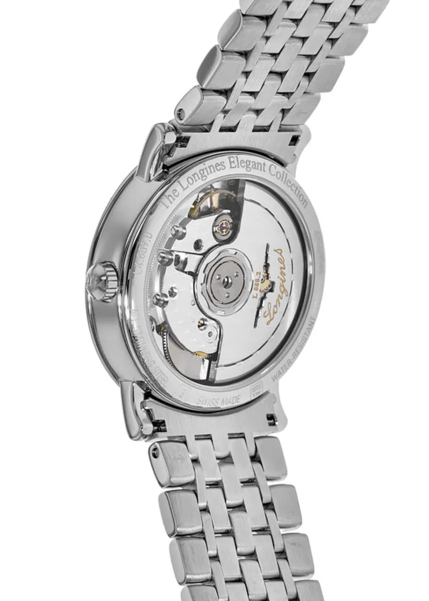 Longines Longines Elegant Collection L4.809.0.87.6, elegant collection швейцария женские часы на браслете нержавеющая сталь боковой вид