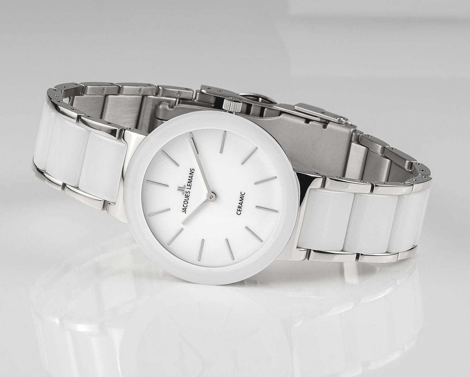 Jacques Lemans Jacques Lemans High Tech Ceramic 42-8B, high tech ceramic австрия мужские часы на браслете керамика боковой вид