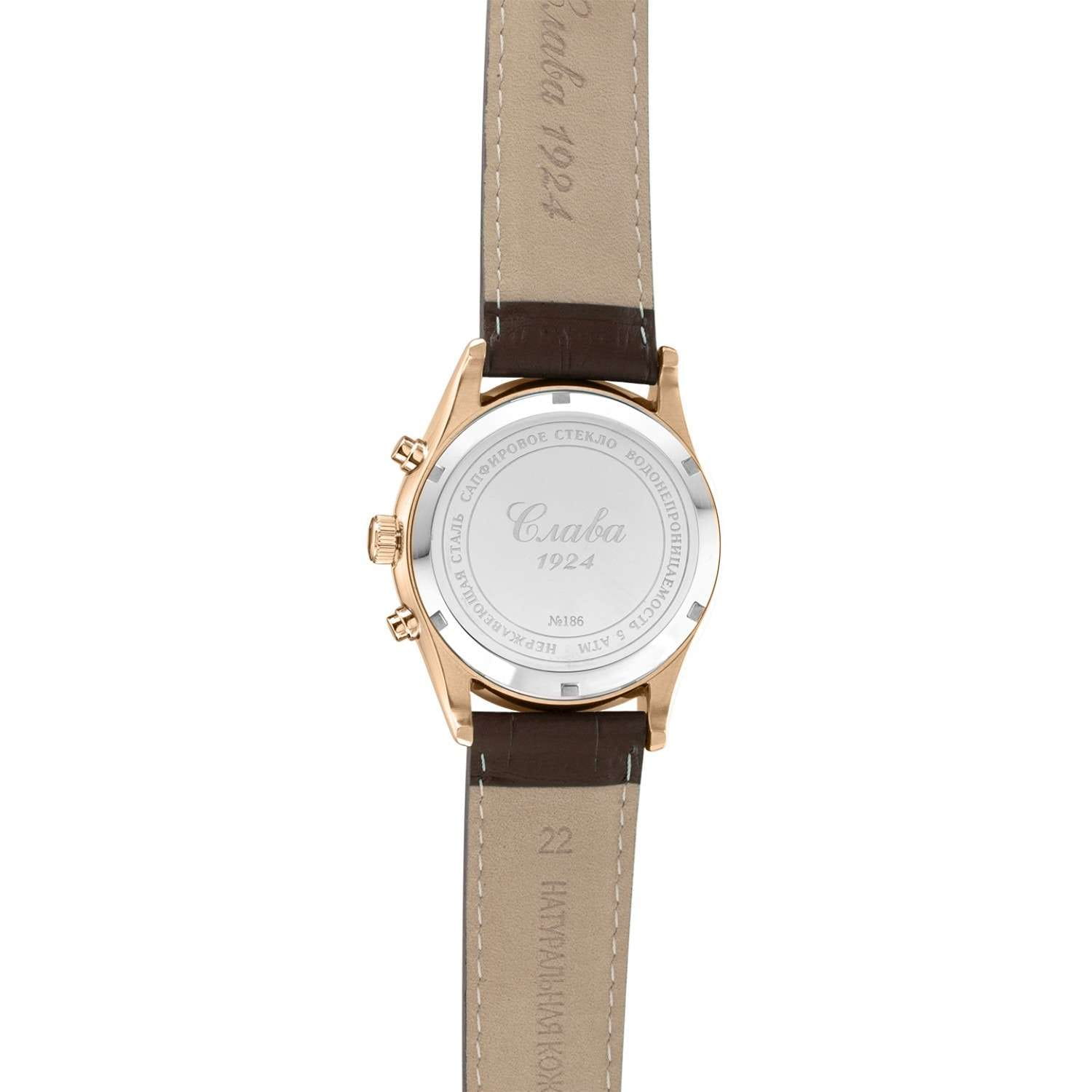 Оригинальные часы Слава Слава Сенат 1889258/300-4617 механические калибр механизма peacock 4617 общий вид