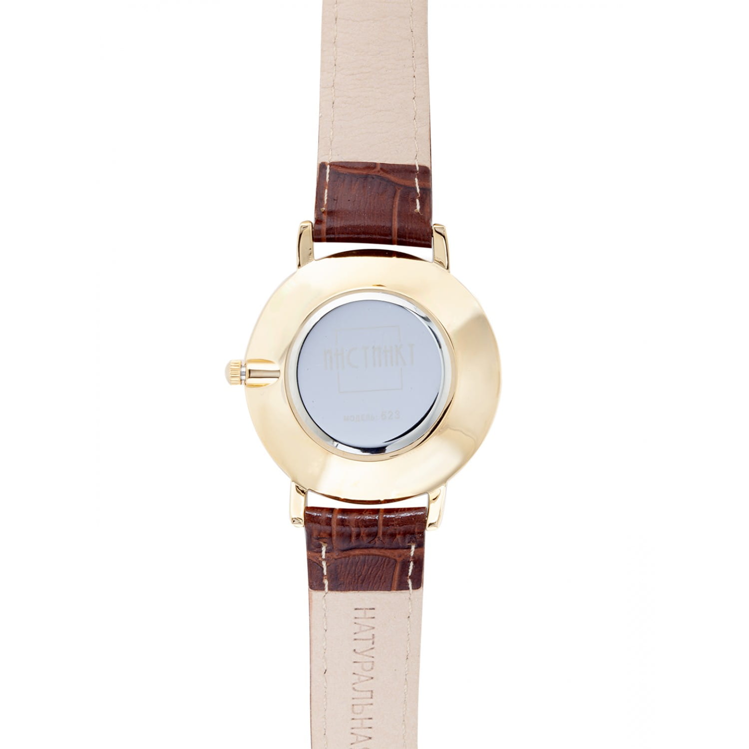 Слава Слава Инстинкт 6233485/2025,  россия женские часы на браслете кожаный боковой вид