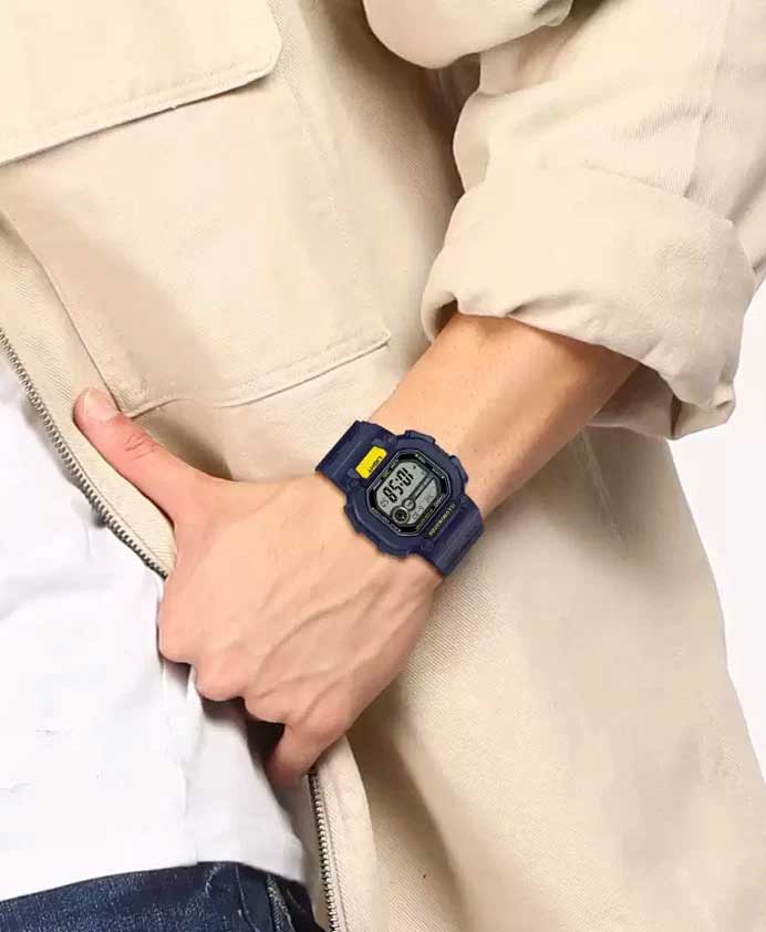 Casio Casio Collection W-737H-2AVDF (W-737H-2A) , наручные мужские часы фото под углом