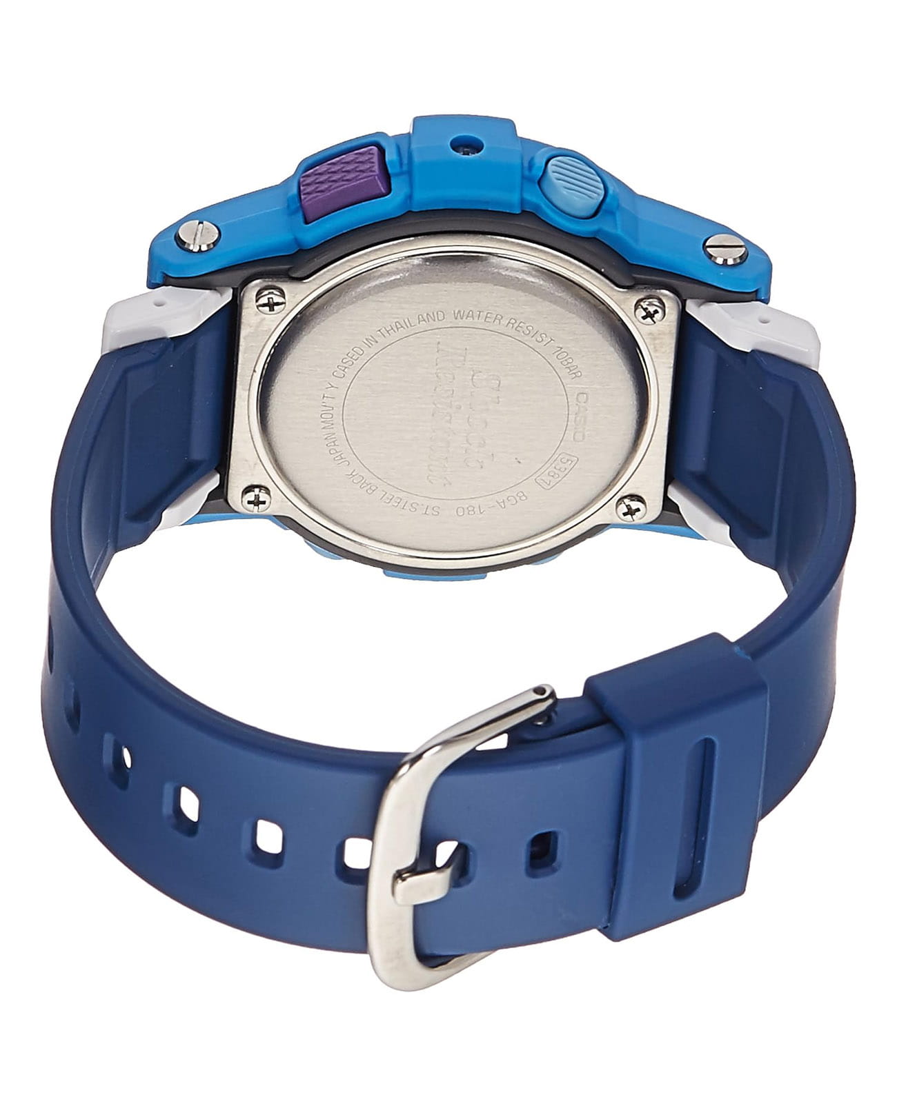 Casio Casio Baby-G BGA-180-2B3DR, baby-g япония женские часы на браслете пластик боковой вид