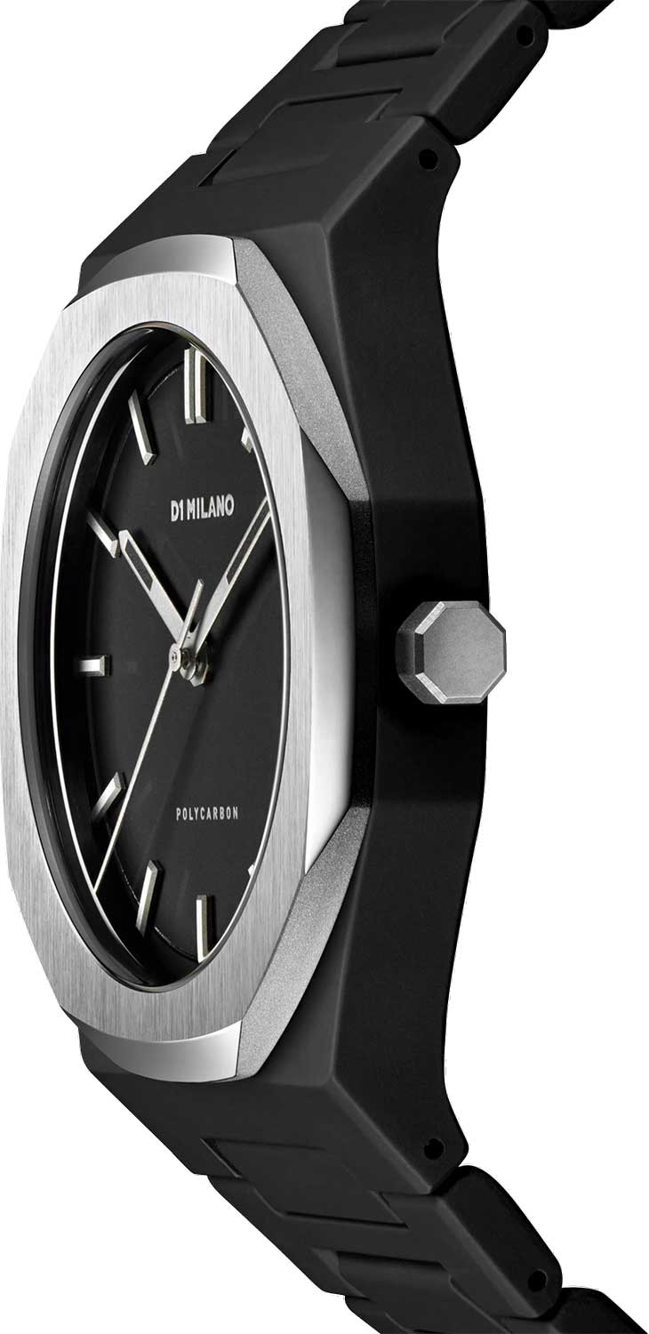 D1 Milano D1 Milano Polycarbon PCBJ14  - задняя крышка сталь пластик корпуса, италия часы