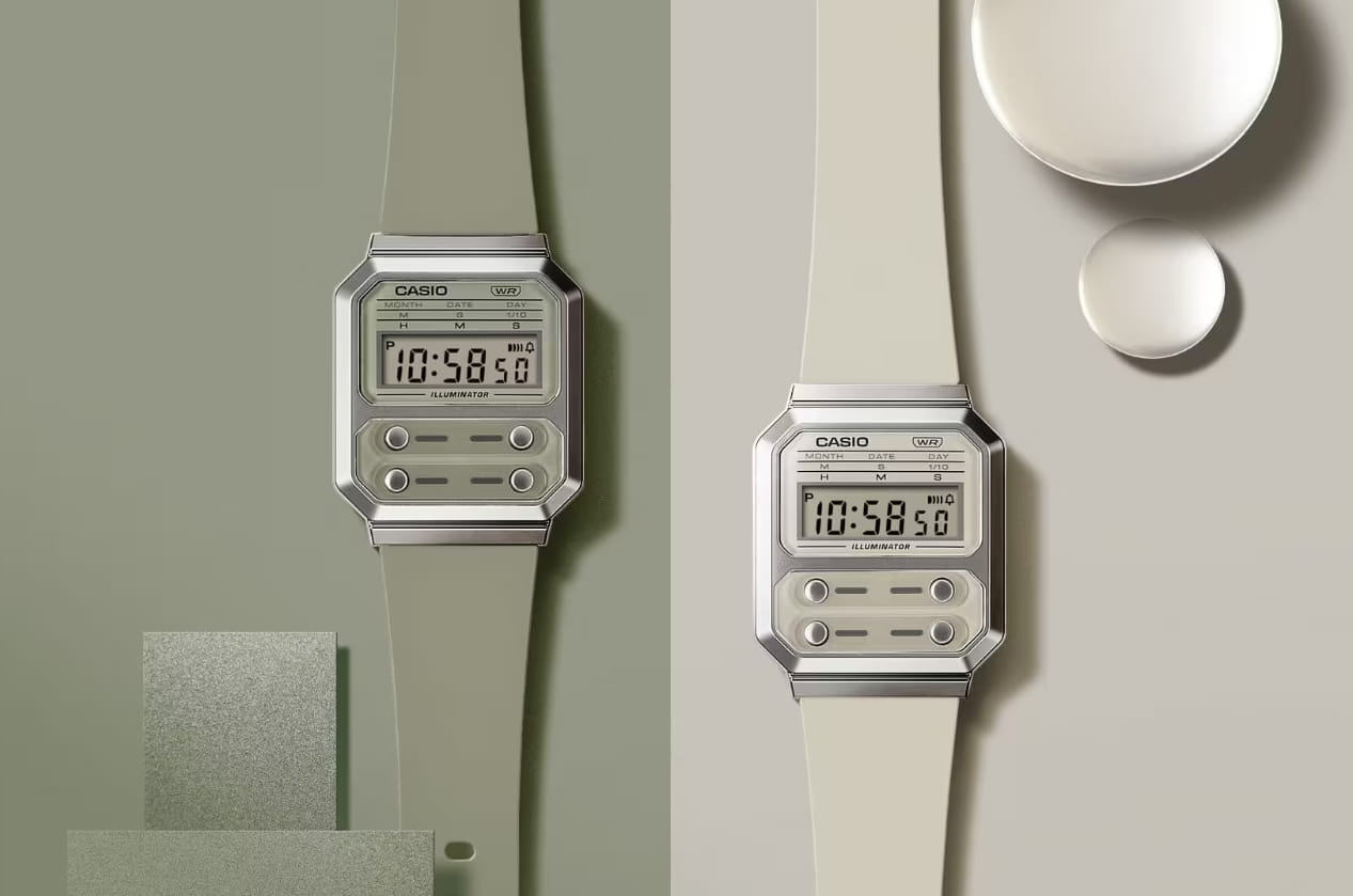 Casio Casio Vintage A100WEF-3ADF  - задняя крышка пластик корпуса, япония часы