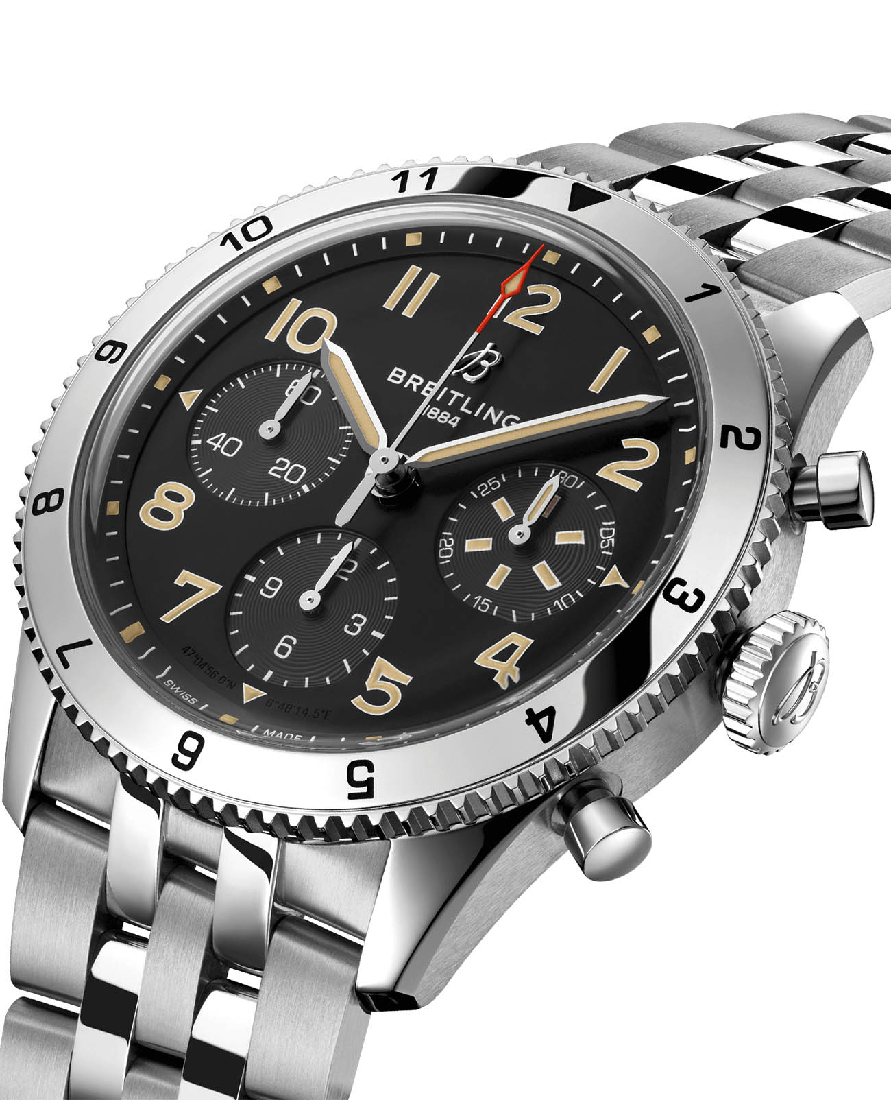 Breitling Breitling Classic Avi Chronograph 42 P-51 Mustang A233803A1B1A1 , наручные мужские часы фото под углом