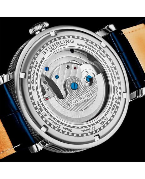 Оригинальные часы Stuhrling Stuhrling Majestic 1015.02 механические калибр механизма  общий вид