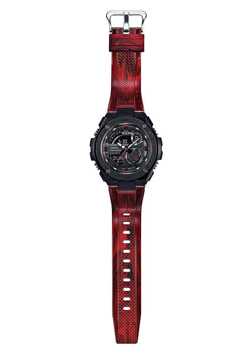 Casio Casio G-Shock GST-210M-4A, g-shock япония мужские часы на браслете полимер боковой вид