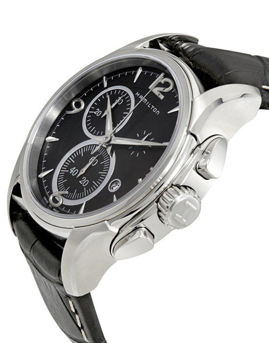 Оригинальные часы Hamilton Hamilton Jazzmaster Chrono Quartz H32612735  кварцевые калибр механизма eta 251.274 общий вид