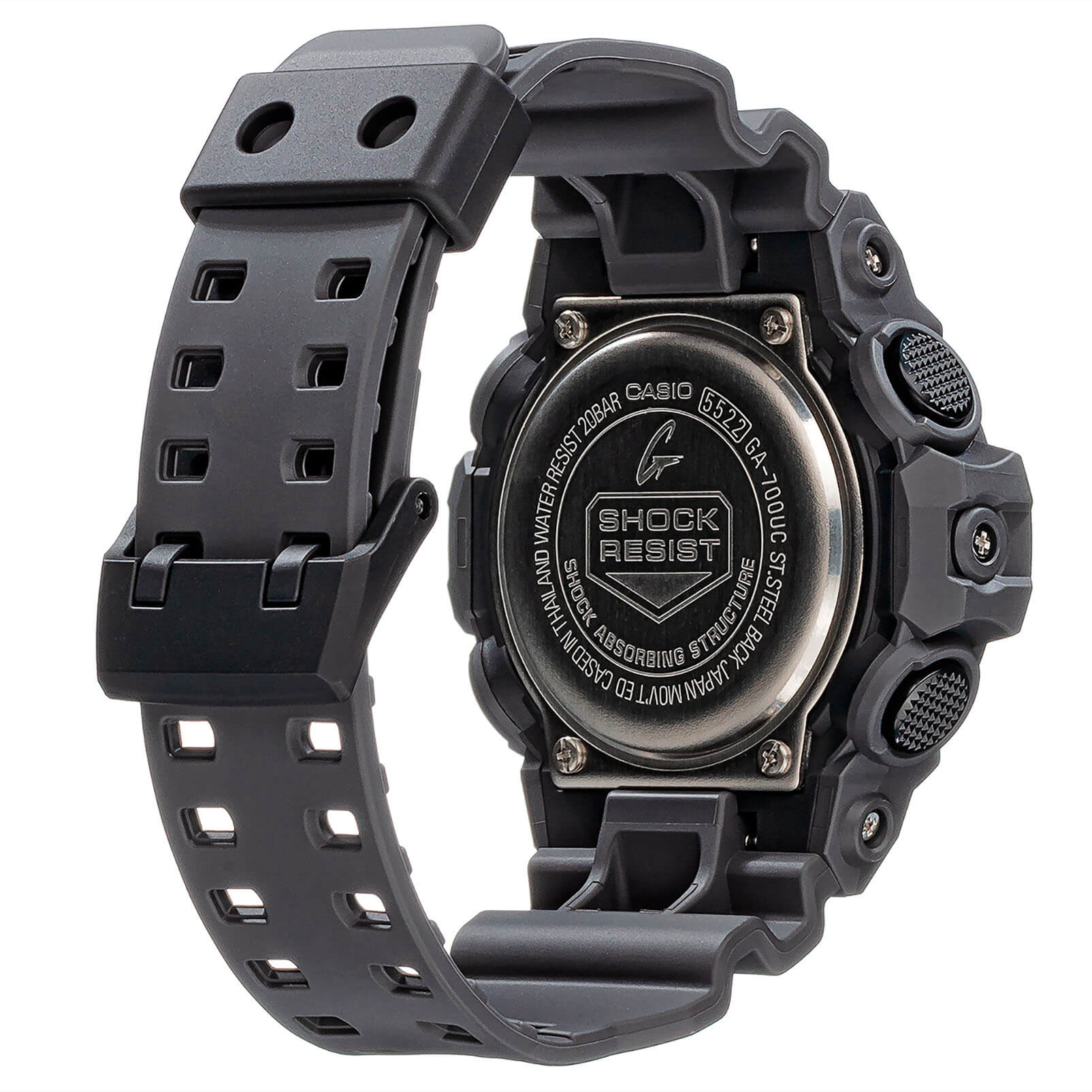 Casio Casio G-Shock GA-700UC-8A мужские часы черный циферблат на запястье