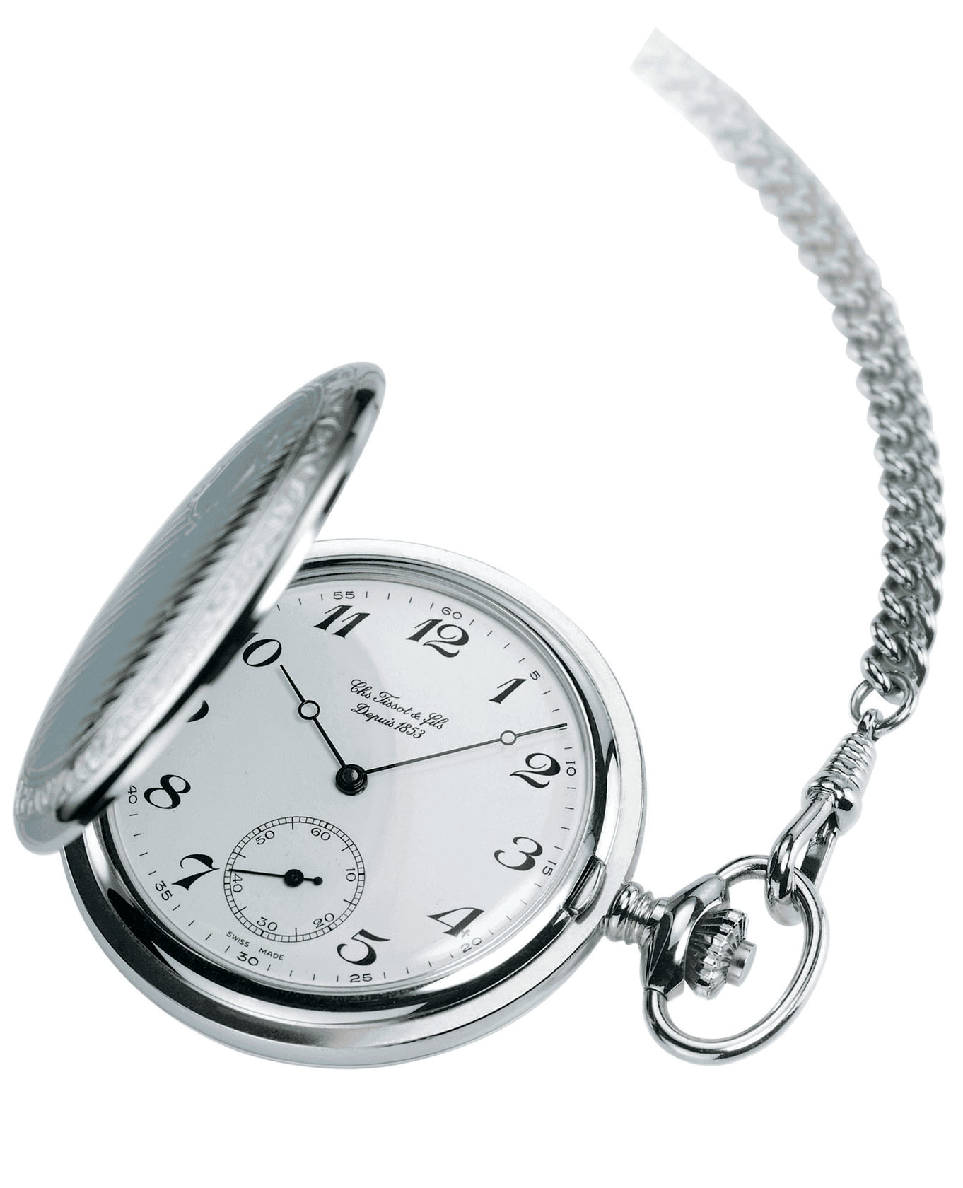 Tissot Tissot Savonnette Mechanical T83.6.402.12 , наручные мужские часы фото под углом