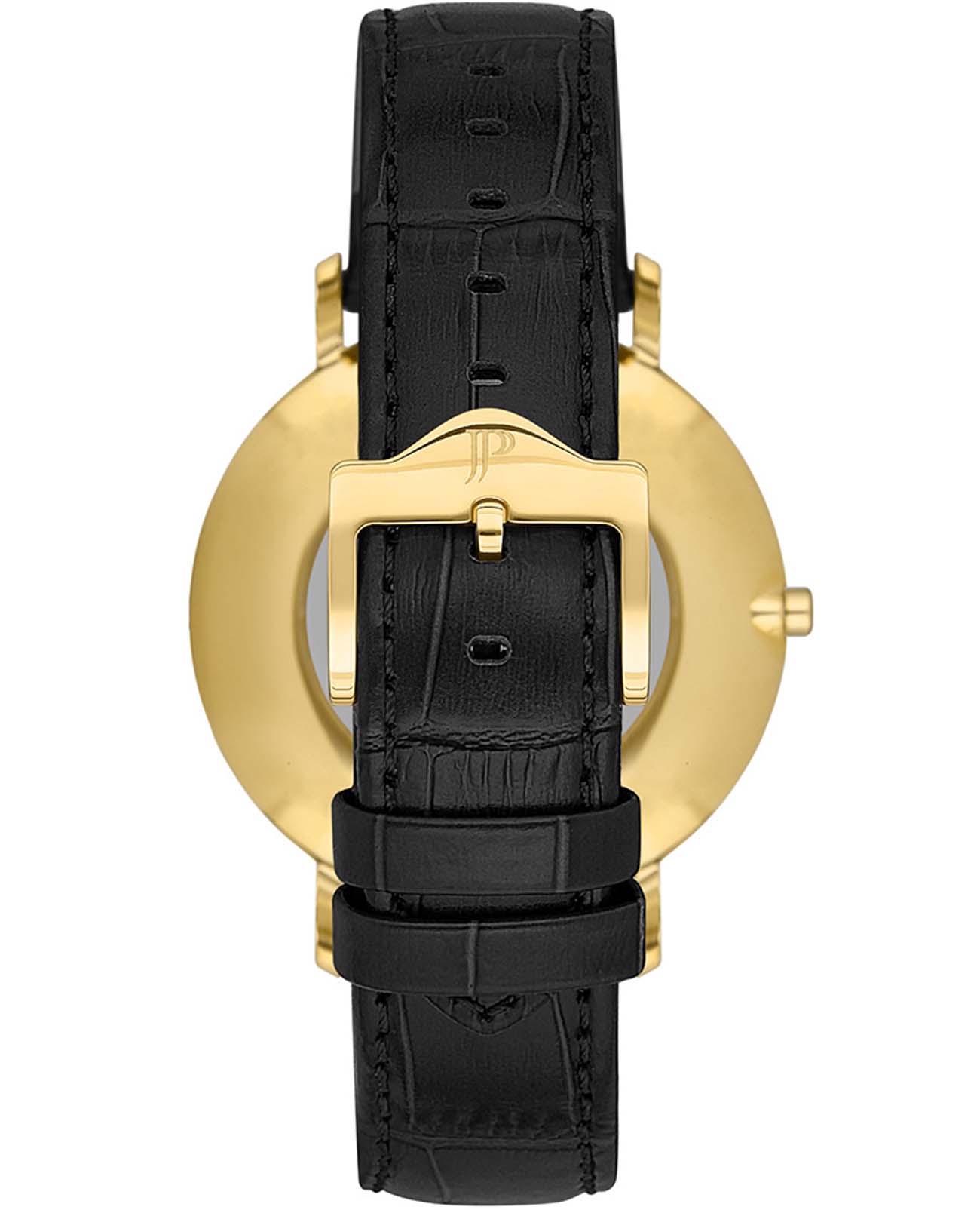 Jacques Philippe Jacques Philippe Base JPQGS072111,  швейцария мужские часы на браслете кожаный боковой вид