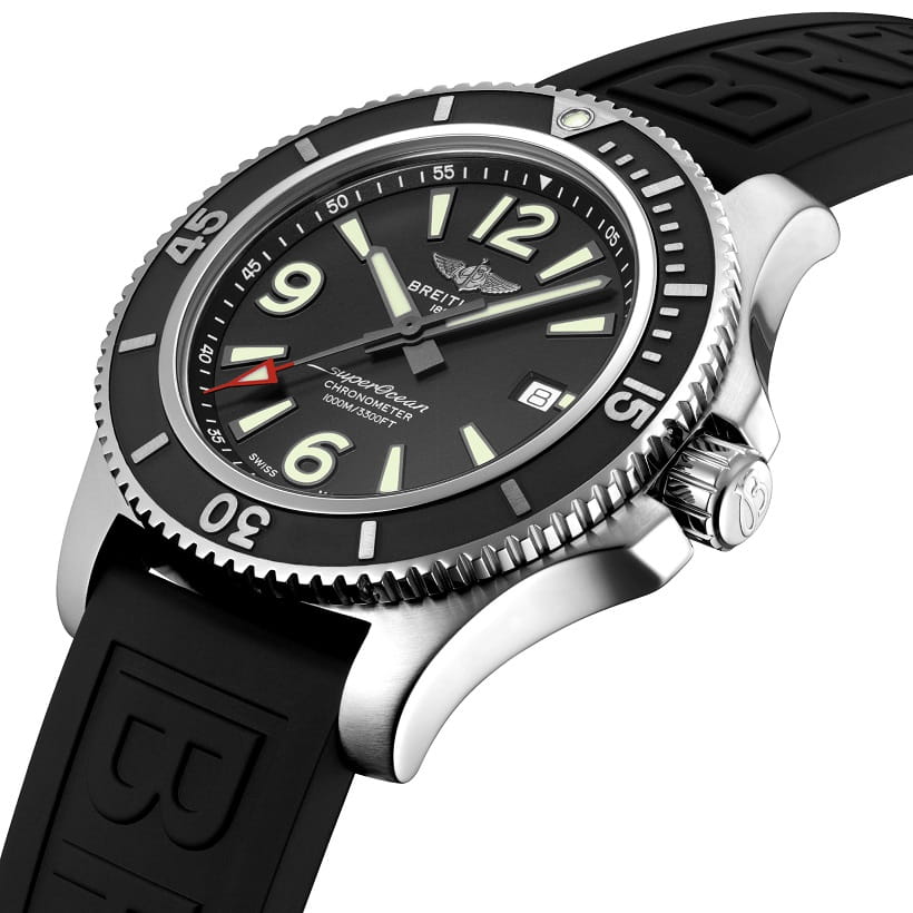 Breitling Breitling Superocean Automatic 44 A17367D71B1S1 , наручные мужские часы фото под углом