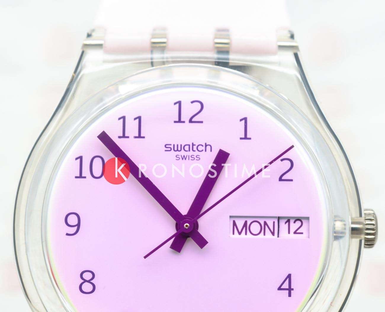Swatch Swatch Gent Standard GE714, gent швейцария женские часы на браслете силикон боковой вид