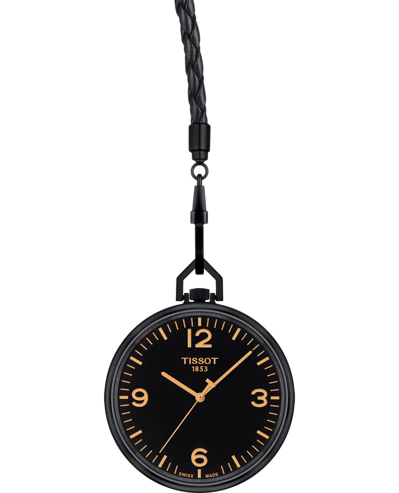 Tissot Tissot Lepine T863.409.99.057.00  T8634099905700 кварцевые мужские часы черный циферблат, браслет не выбрано — вид спереди