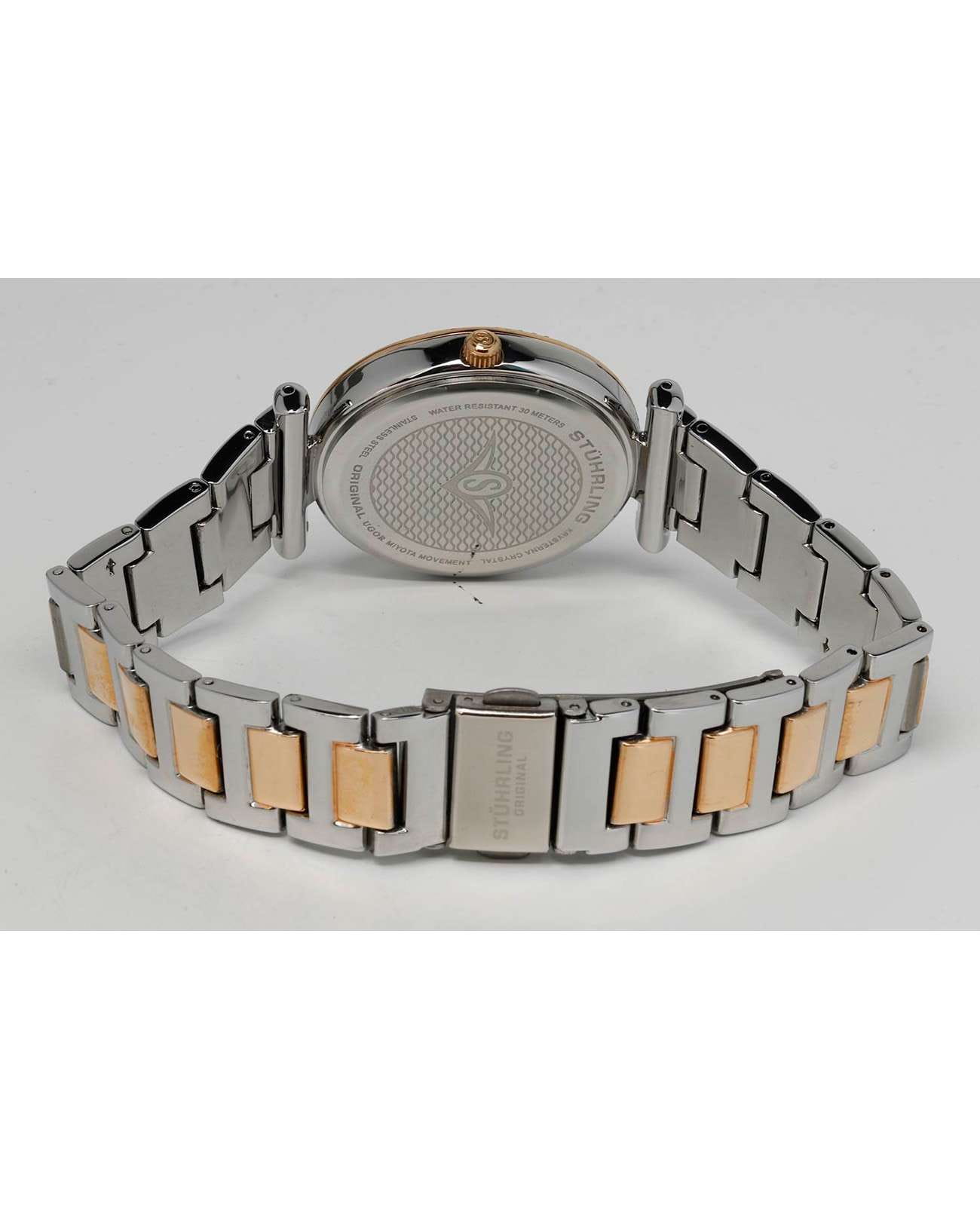 Stuhrling Stuhrling Aria 3905.3,  сша женские часы на браслете нержавеющая сталь с pvd-покрытием боковой вид