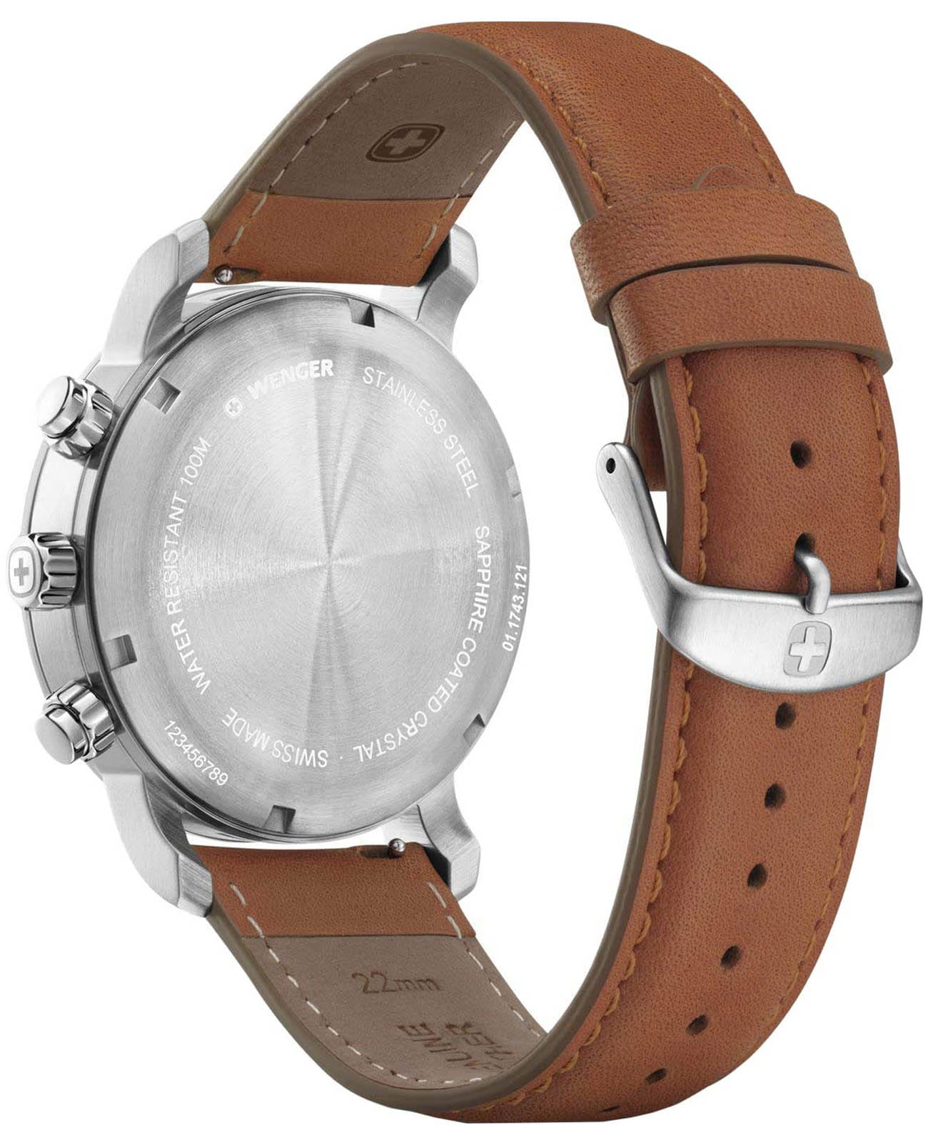 Оригинальные часы  Wenger Urban classic 01.1743.121 кварцевые калибр механизма  общий вид