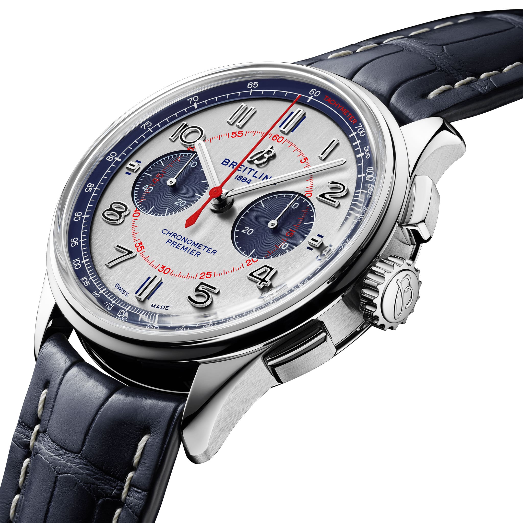 Breitling Breitling Premier B01 Chronograph 42 Bentley Mulliner Limited Edition AB0118A71G1P1 , наручные мужские часы фото под углом